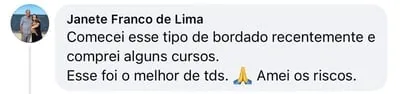 Depoimento de aluna que comprou vários cursos