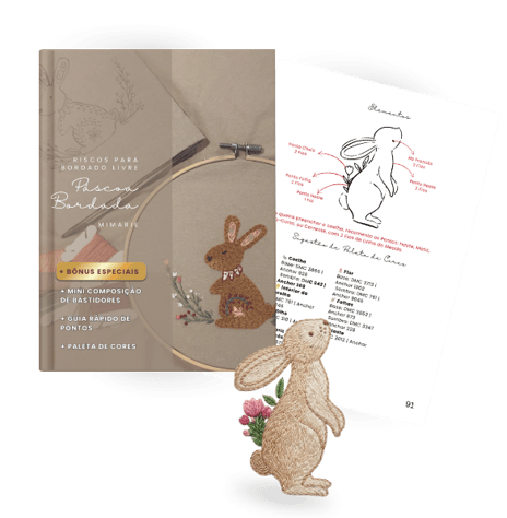 Riscos de Páscoa para Bordado Livre — e-book MiMarie