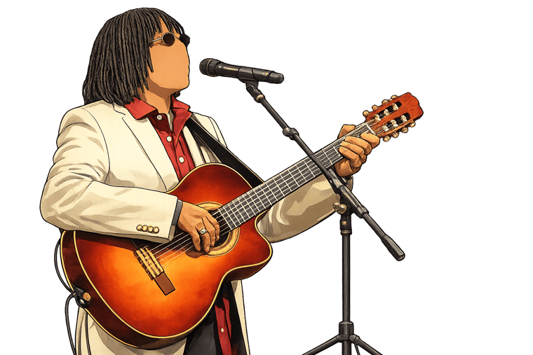 Projeto de bordado musical em bastidor