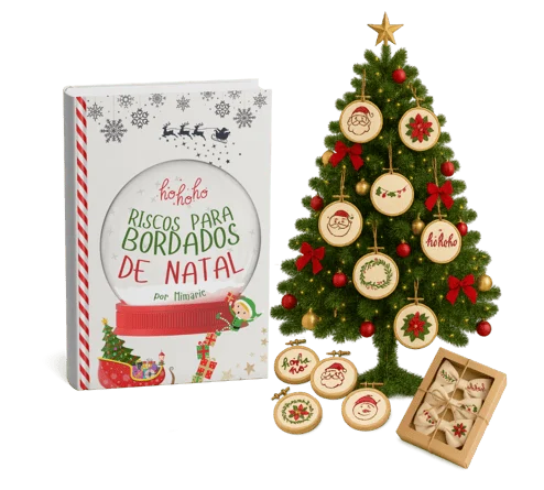 100+ Riscos de Natal para Bordar — e-book natalino MiMarie