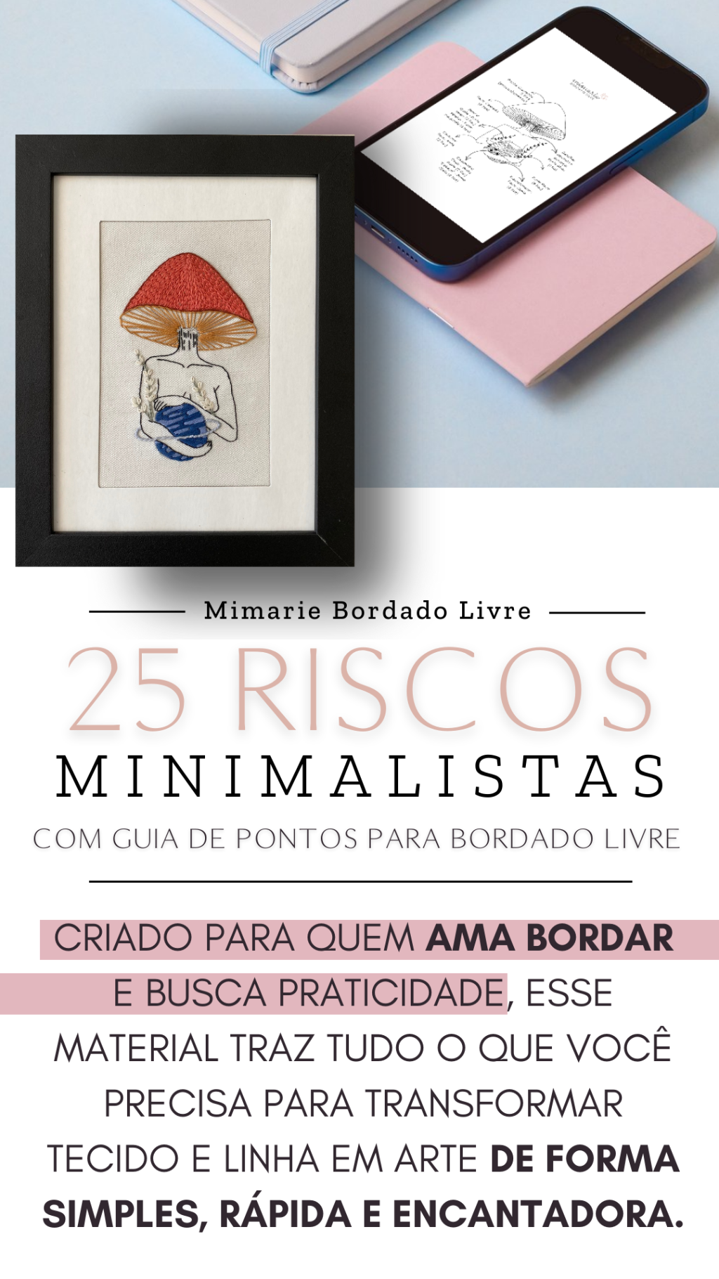 E-book Retratos e Figuras — bordado figurativo